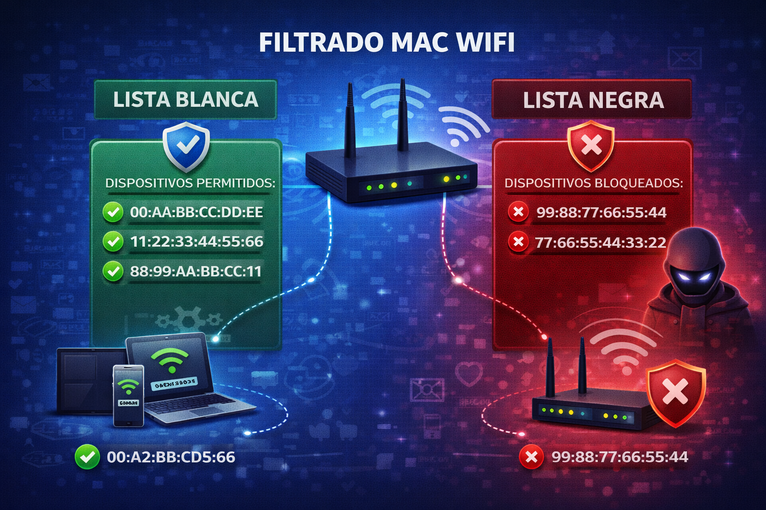 Filtrado de direcciones MAC